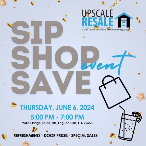 Sip Shop Save event June 2024