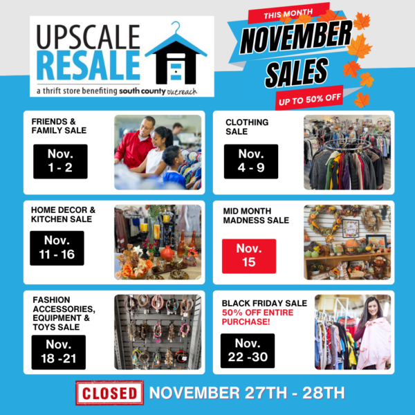 November 2024 sales Upscale Resale